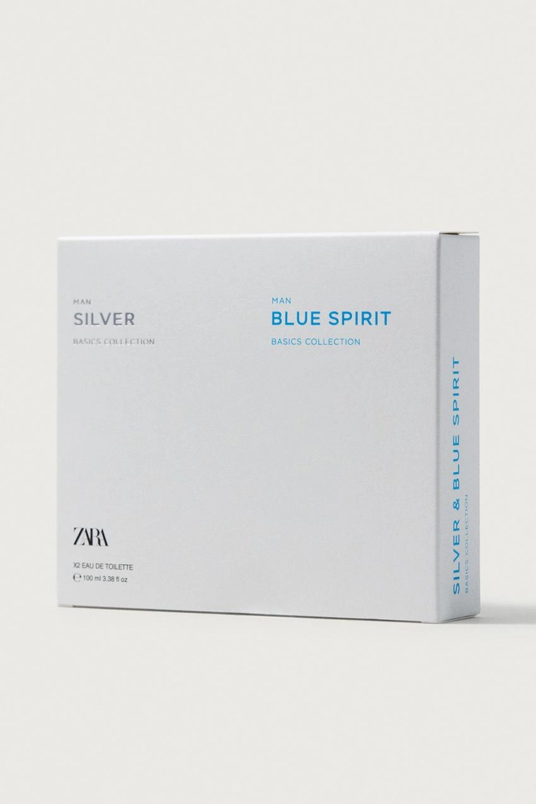 Silver man + blue spirit edt 2 x 100 мл