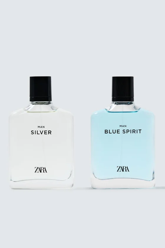 Silver man + blue spirit edt 2 x 100 мл