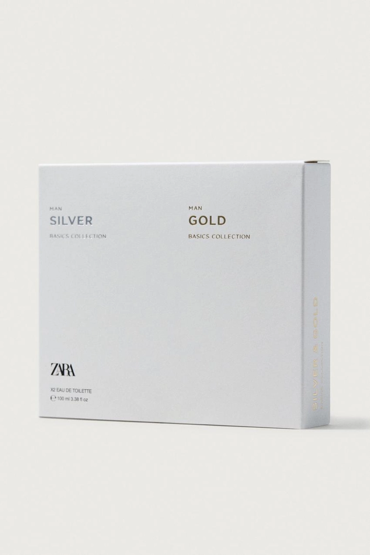 Man silver + man gold edt 2 x 100 мл