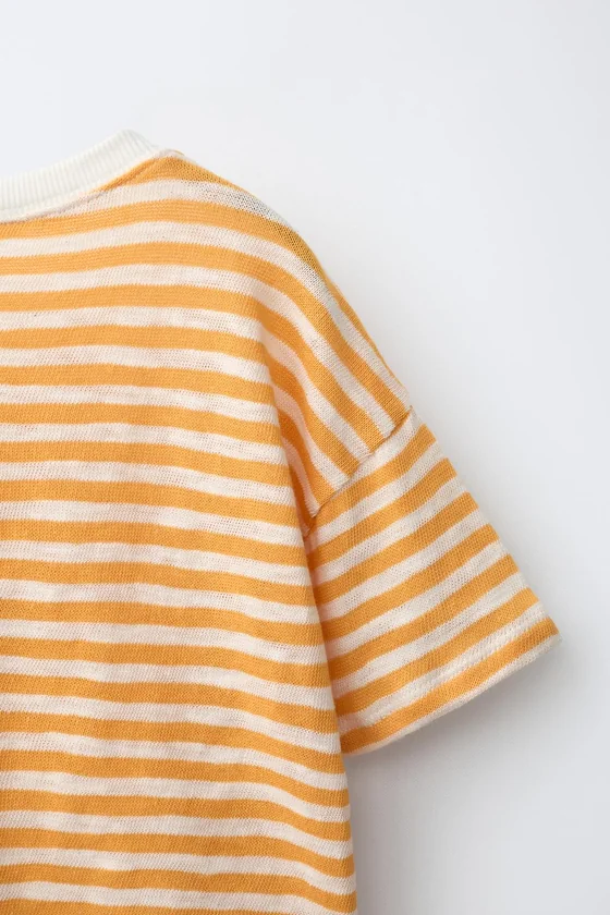 ФУТБОЛКА В ПОЛОСКУ С ВЫШИВКОЙ