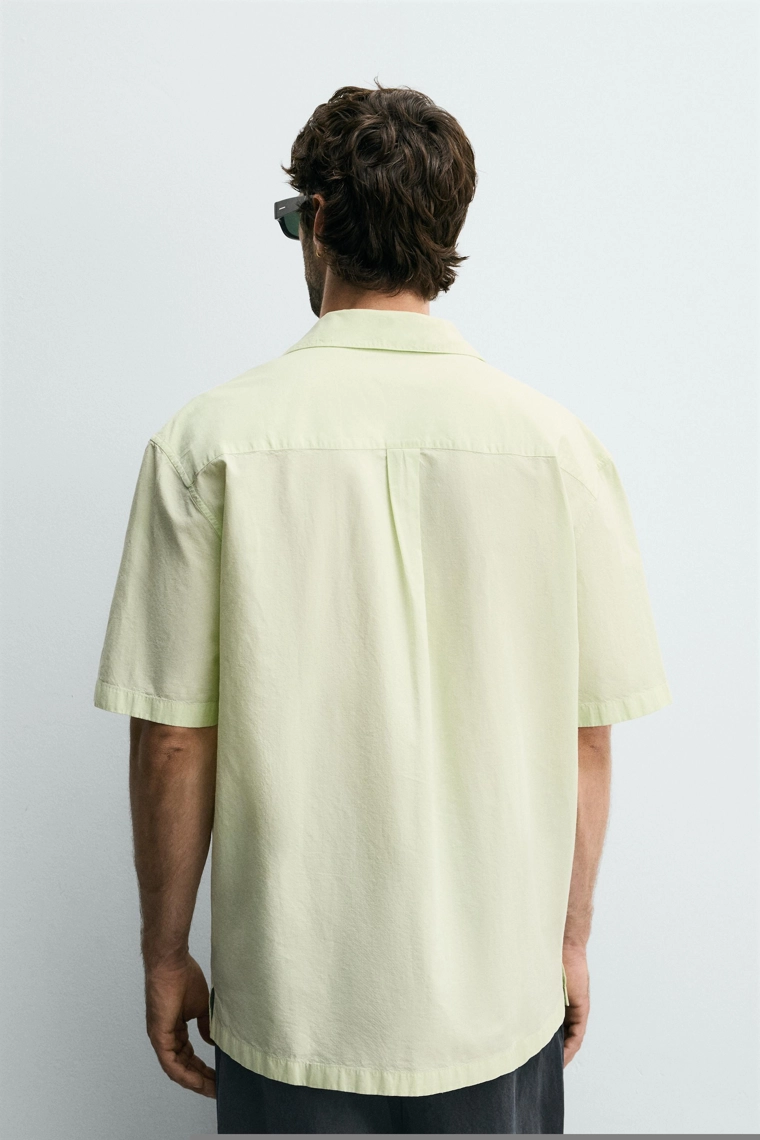 Рубашка regular fit с карманами