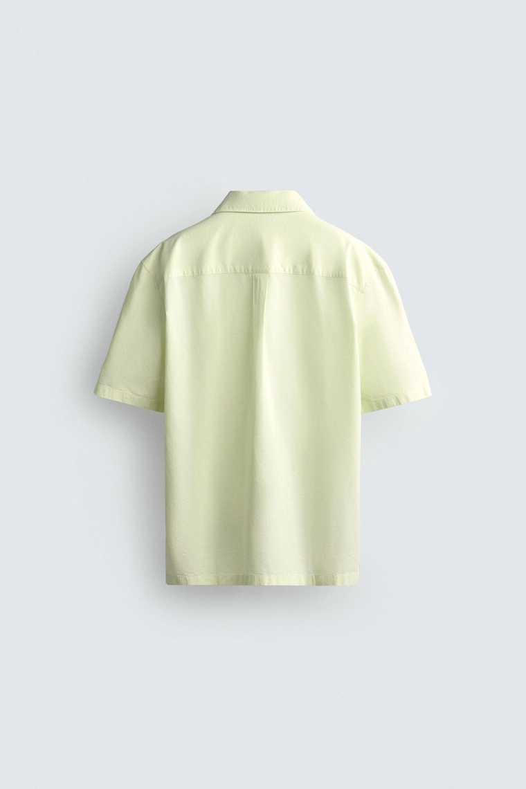 Рубашка regular fit с карманами