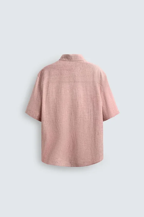 РУБАШКА RELAXED FIT С ЭФФЕКТОМ ПОТЕРТОСТИ