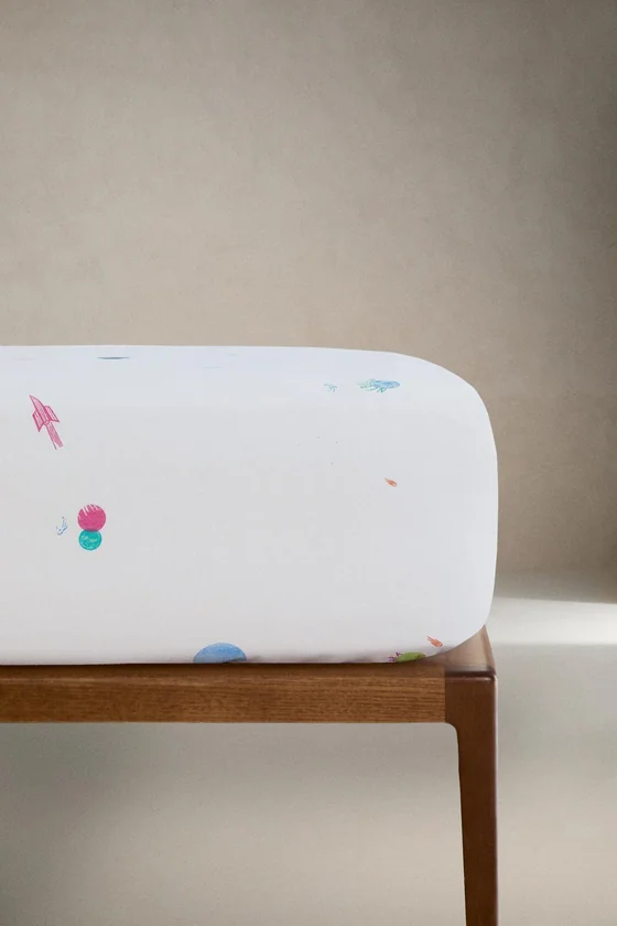 Детская натяжная простыня kids space