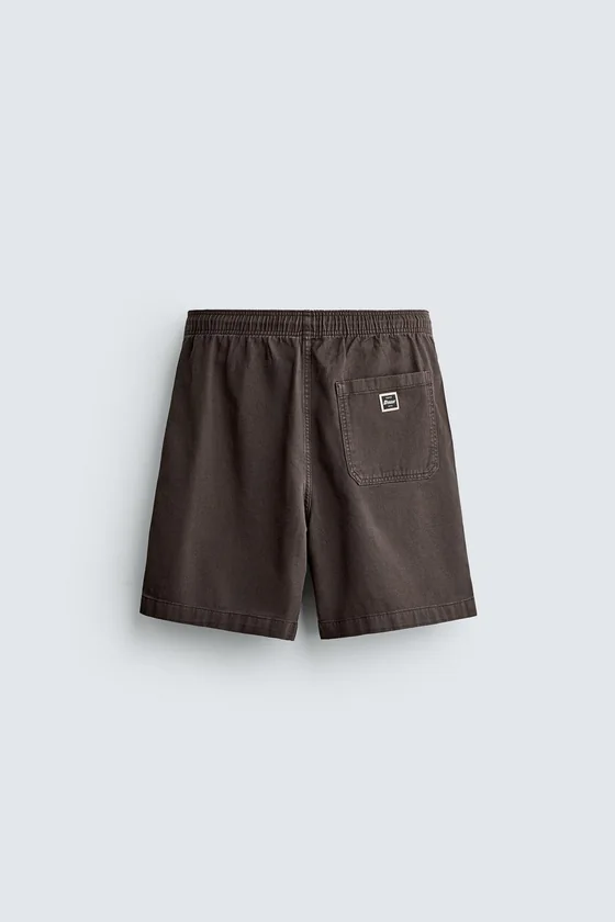 ШОРТЫ RELAXED FIT С ЭФФЕКТОМ ПОТЕРТОСТИ