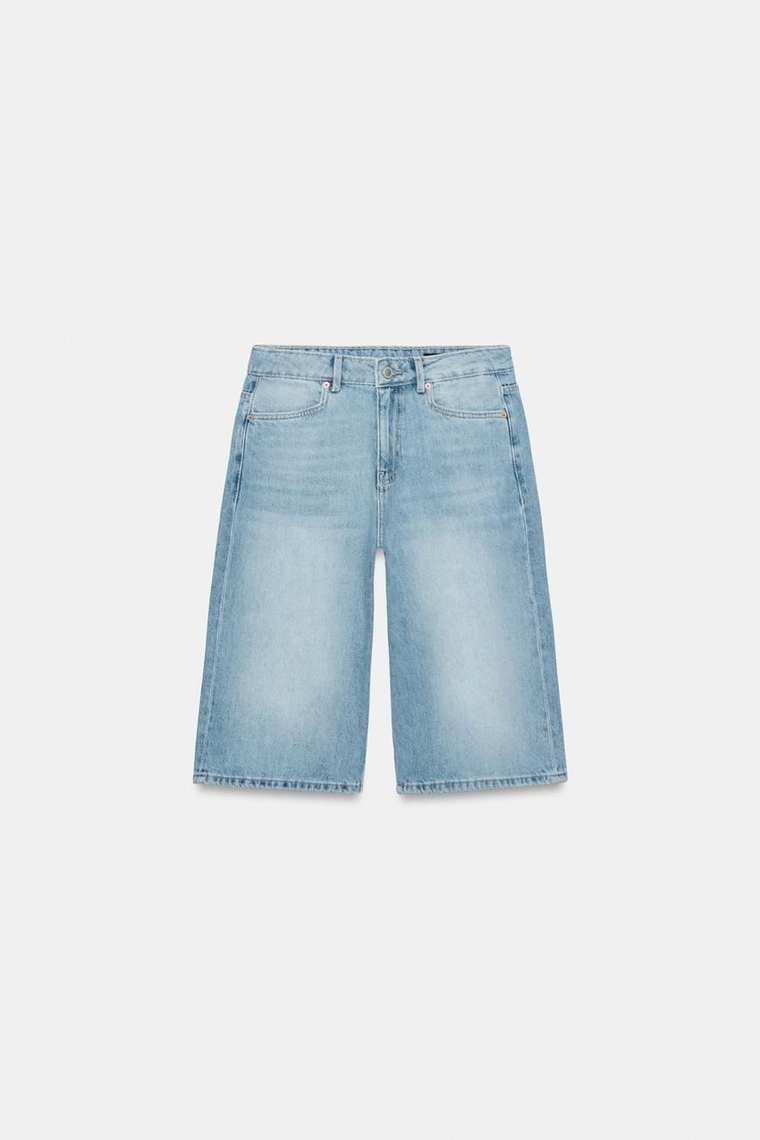 ДЖИНСОВЫЕ ШОРТЫ СО СРЕДНЕЙ ПОСАДКОЙ — коллекция Zara «ZW»