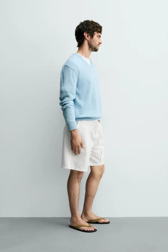 ШОРТЫ REGULAR FIT ИЗ ХЛОПКА И ЛИОЦЕЛЛА