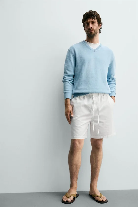 ШОРТЫ REGULAR FIT ИЗ ХЛОПКА И ЛИОЦЕЛЛА