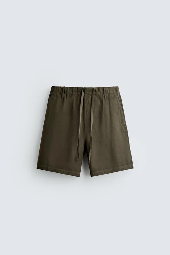 ШОРТЫ REGULAR FIT ИЗ ХЛОПКА И ЛИОЦЕЛЛА