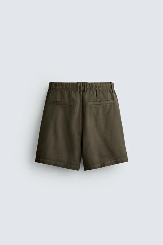 ШОРТЫ REGULAR FIT ИЗ ХЛОПКА И ЛИОЦЕЛЛА