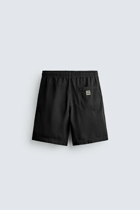 ШОРТЫ RELAXED FIT С ЭФФЕКТОМ ПОТЕРТОСТИ