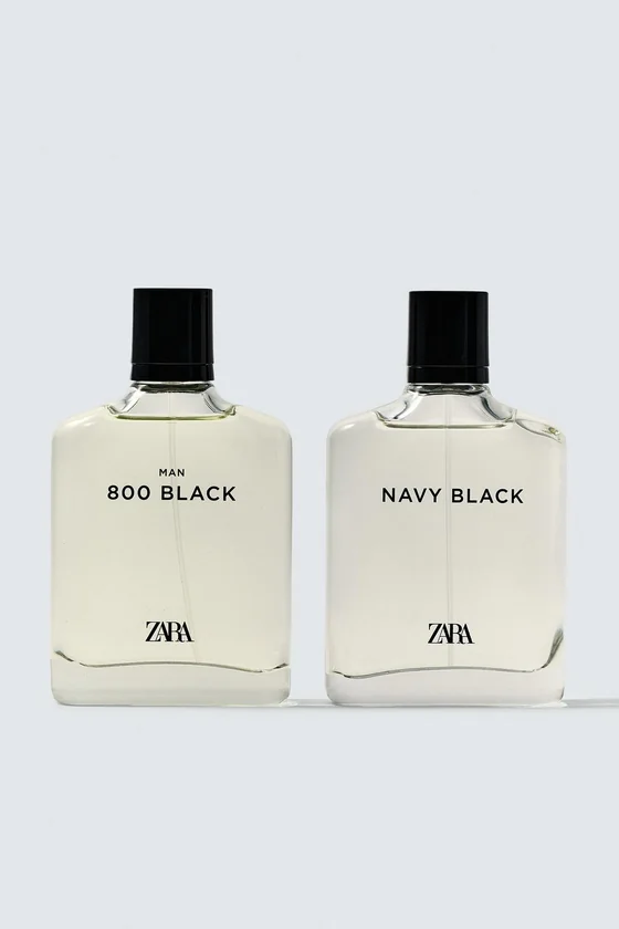 Парфюмерная вода Navy black + zara man 800 black edt 2x100 мл