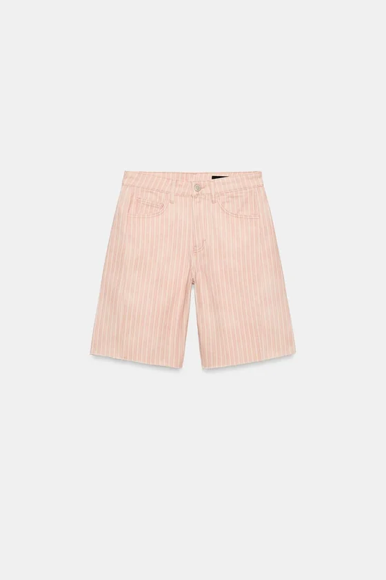 ДЖИНСОВЫЕ ШОРТЫ RELAXED СО СРЕДНЕЙ ПОСАДКОЙ — ZW COLLECTION