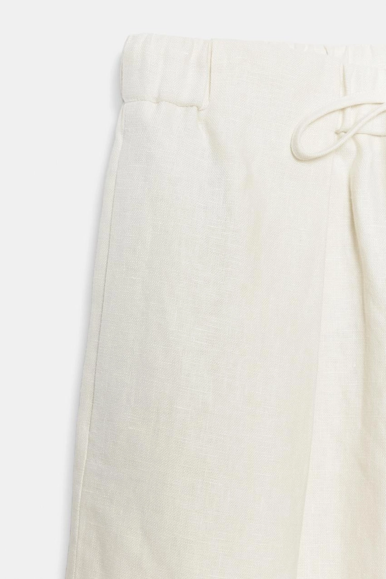 БРЮКИ СО СКЛАДКАМИ ИЗ 100% ЛЬНА — коллекция Zara «ZW»