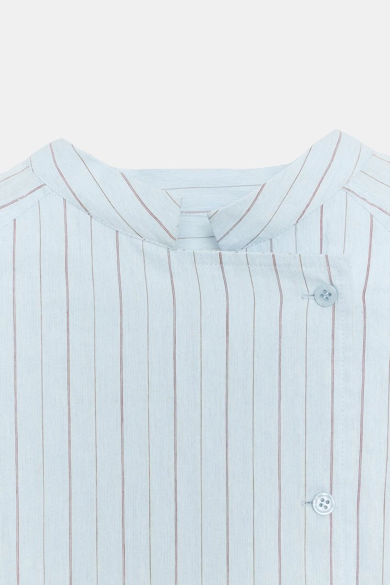 Асимметричная рубашка в полоску — коллекция Zara «ZW»