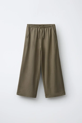 Брюки Wide Leg в пижамном стиле