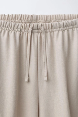 Брюки Wide Leg в пижамном стиле