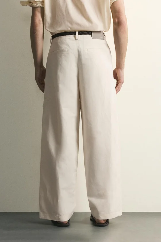 БРЮКИ RELAXED FIT СО СКЛАДКАМИ