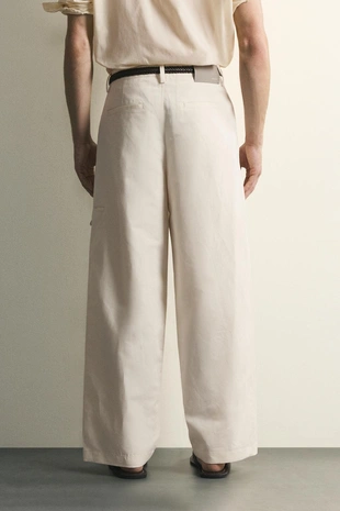 Брюки Relaxed Fit со складками