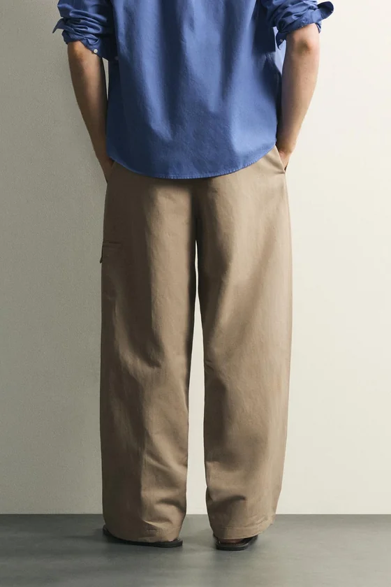 БРЮКИ RELAXED FIT СО СКЛАДКАМИ