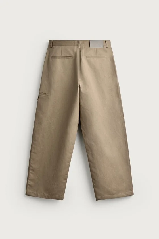 БРЮКИ RELAXED FIT СО СКЛАДКАМИ