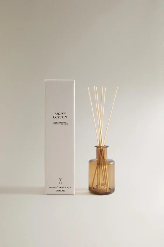 (100 мл) диффузор с ароматическими палочками light cotton