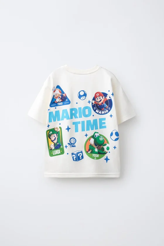 6-14 ЛЕТ/ПИЖАМА С ПРИНТОМ MARIO BROS ™ © NINTENDO