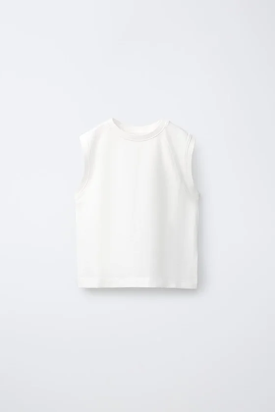 ОДНОТОННАЯ ФУТБОЛКА БЕЗ РУКАВОВ