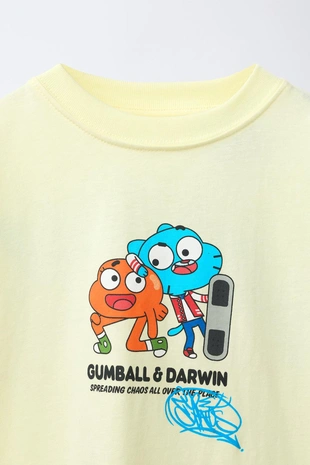 Футболка с принтом Gumball Cartoon Network™- Заказать в России