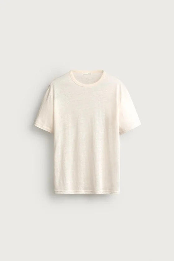 ФУТБОЛКА RELAXED FIT ИЗ 100% ЛЬНА