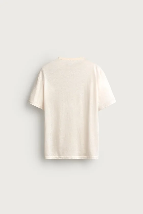 ФУТБОЛКА RELAXED FIT ИЗ 100% ЛЬНА