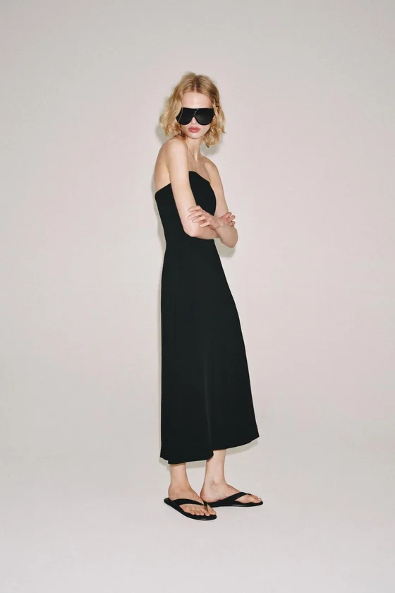 ПЛАТЬЕ БЕЗ БРЕТЕЛЕЙ — ZW COLLECTION