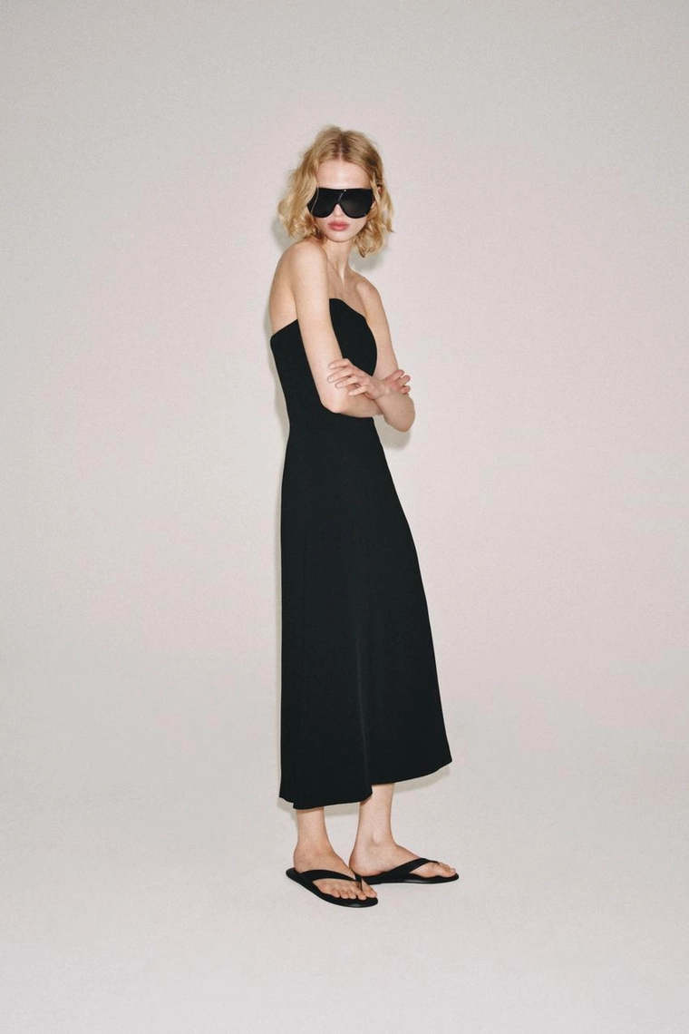 ПЛАТЬЕ БЕЗ БРЕТЕЛЕЙ — коллекция Zara «ZW»