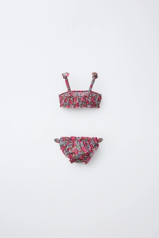 2-6 лет/ бикини с цветочным принтом Made With Liberty Fabric- Заказать в России