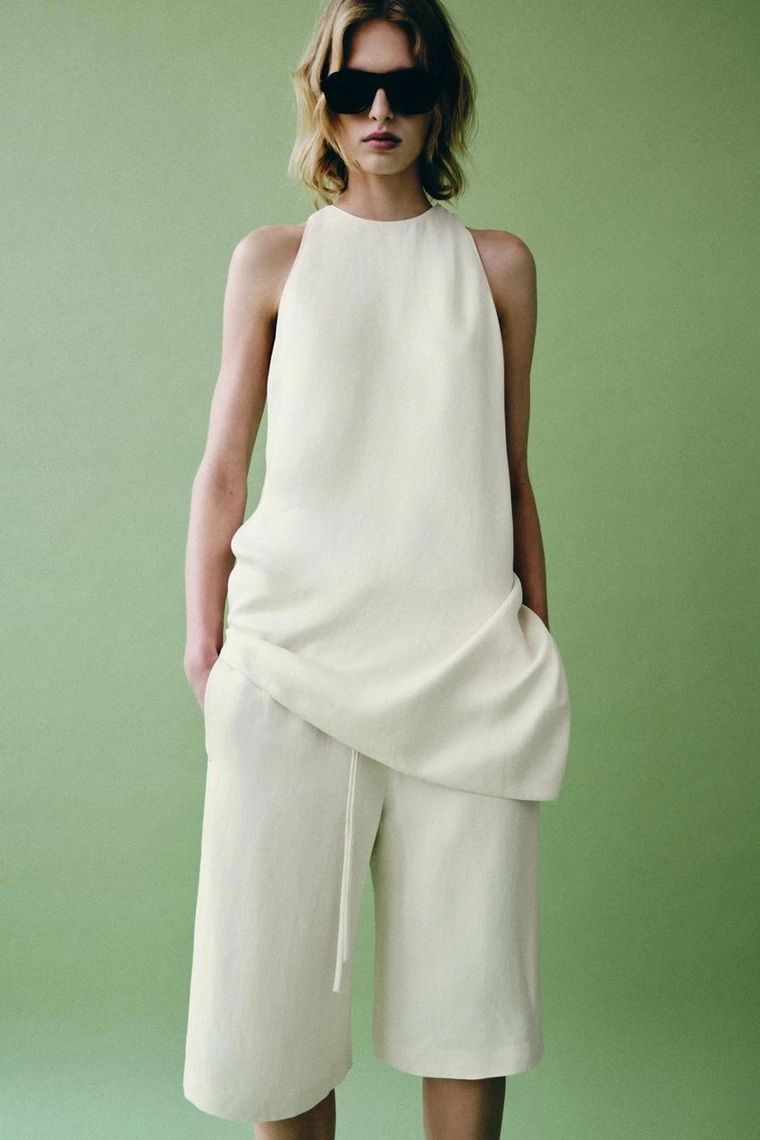 АСИММЕТРИЧНЫЙ ТОП — коллекция Zara «ZW»