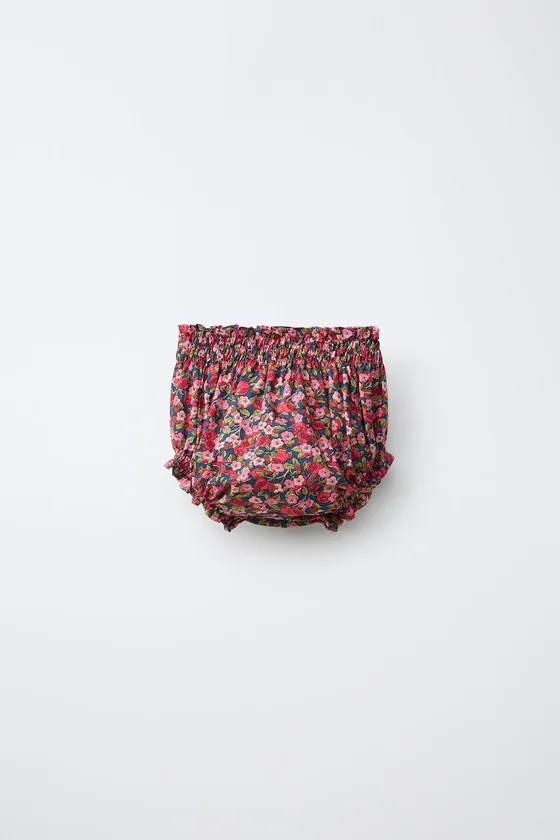 ТРУСЫ С ЦВЕТОЧНЫМ ПРИНТОМ MADE WITH LIBERTY FABRIC