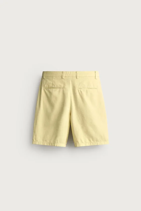 ШОРТЫ СО СКЛАДКАМИ REGULAR FIT