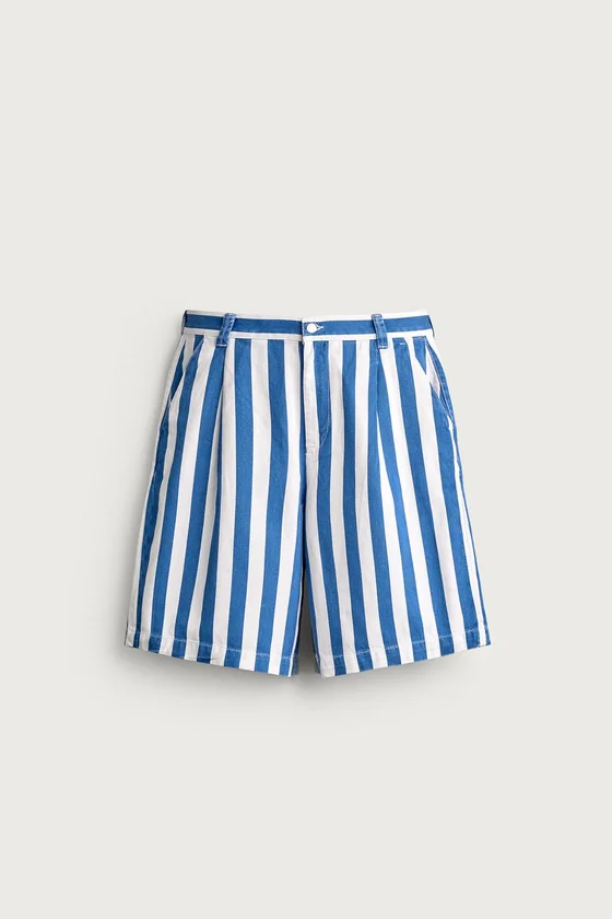 ШОРТЫ WIDE FIT В ПОЛОСКУ