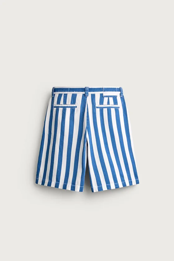ШОРТЫ WIDE FIT В ПОЛОСКУ