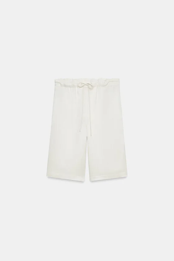 ШОРТЫ В ПИЖАМНОМ СТИЛЕ — ZW COLLECTION