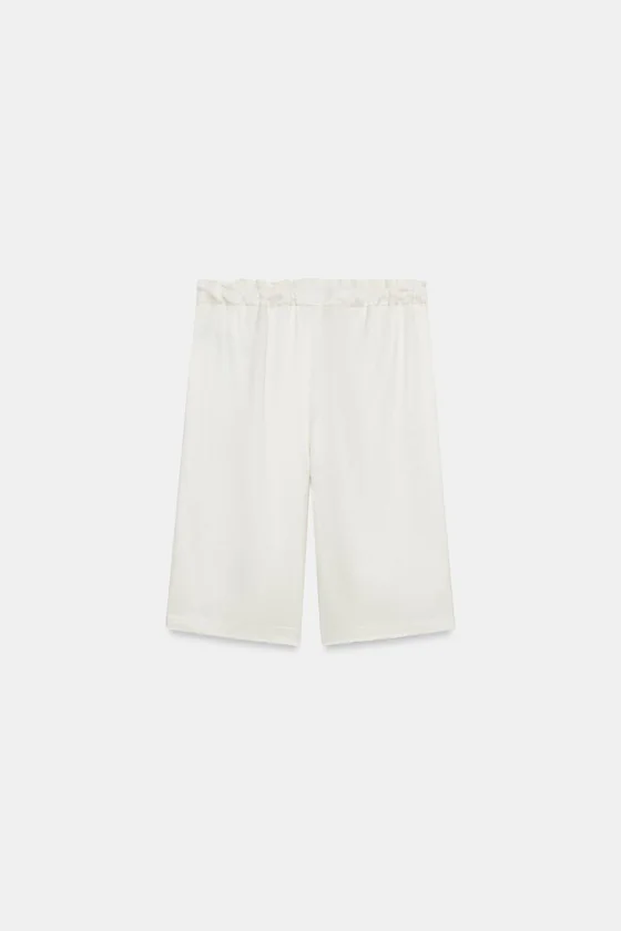 ШОРТЫ В ПИЖАМНОМ СТИЛЕ — ZW COLLECTION