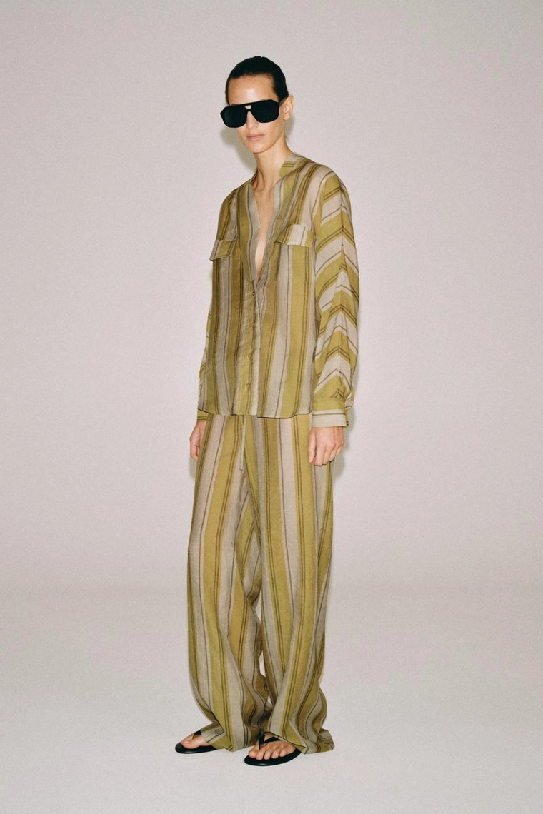 БРЮКИ В ПОЛОСКУ — коллекция Zara «ZW»