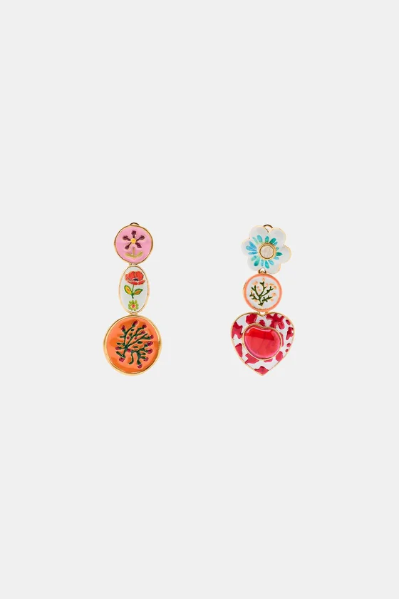 СЕРЬГИ С ПОДВЕСКАМИ ИЗ СМОЛЫ