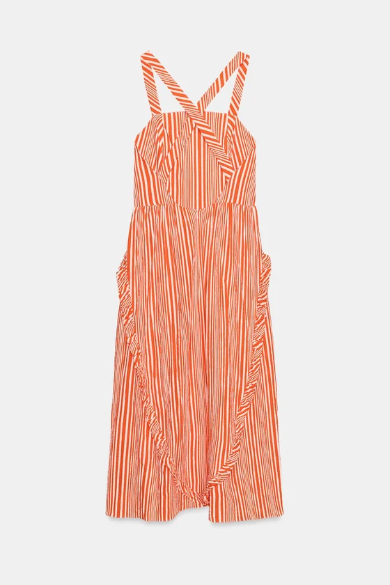 ПЛАТЬЕ МИДИ В ПОЛОСКУ — ZW COLLECTION