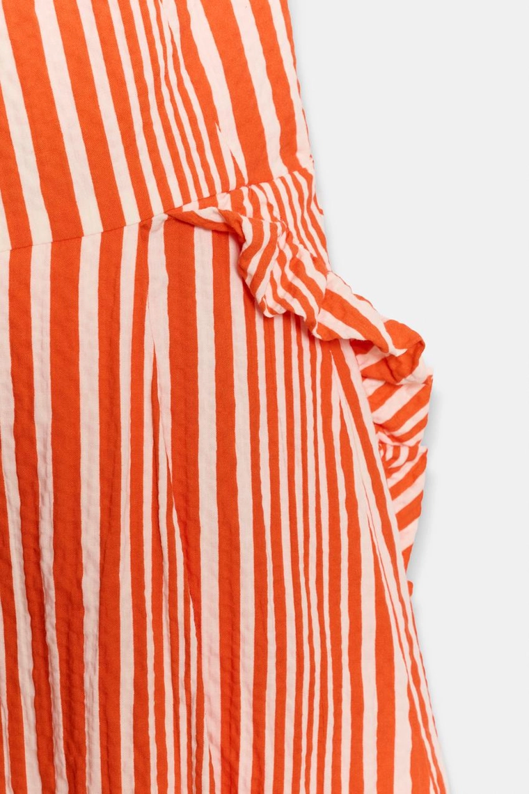 ПЛАТЬЕ МИДИ В ПОЛОСКУ — коллекция Zara «ZW»