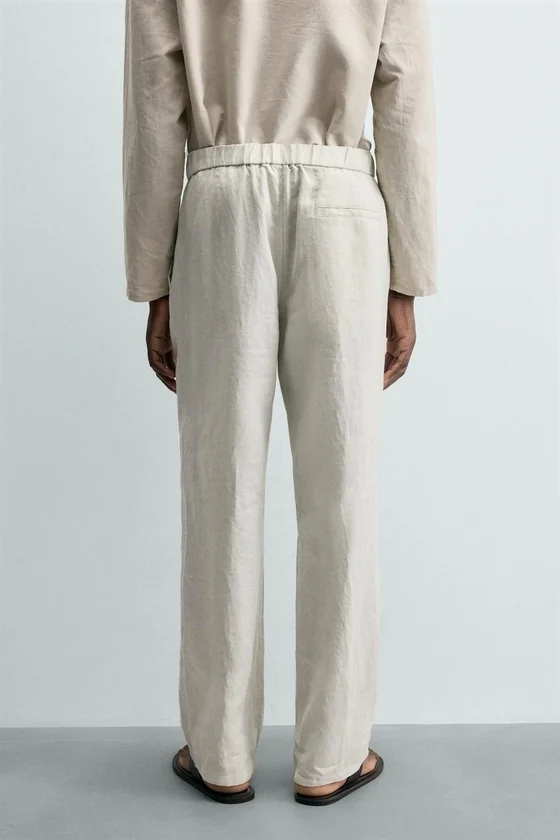 ЛЬНЯНЫЕ БРЮКИ REGULAR FIT