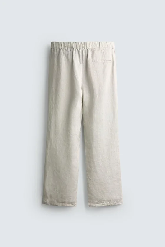 ЛЬНЯНЫЕ БРЮКИ REGULAR FIT
