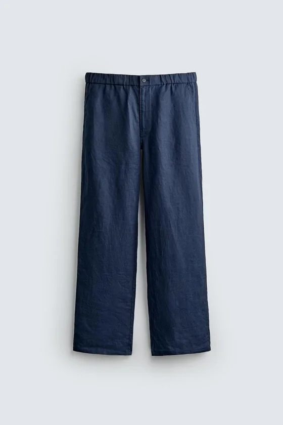 ЛЬНЯНЫЕ БРЮКИ REGULAR FIT