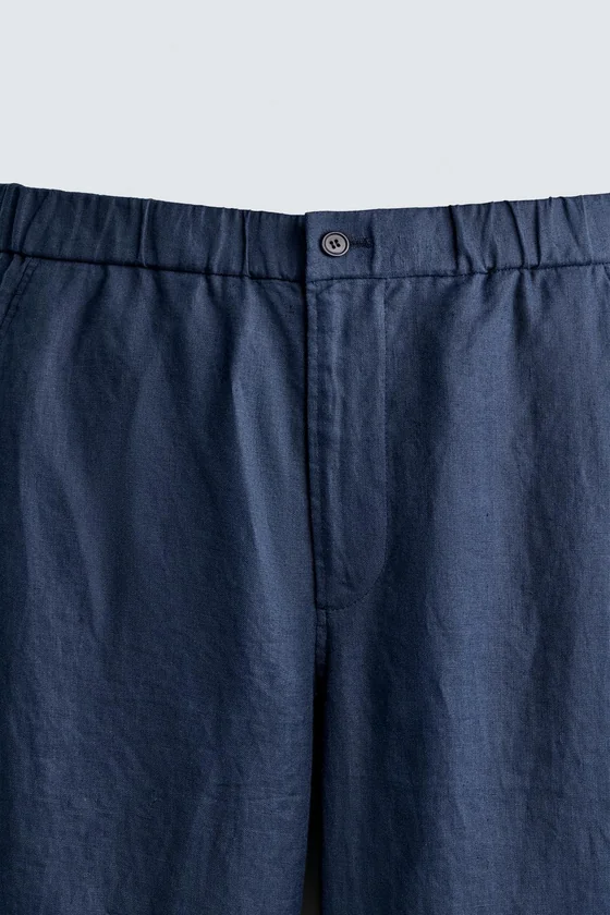 ЛЬНЯНЫЕ БРЮКИ REGULAR FIT