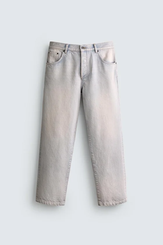 ДЖИНСЫ Багги укороченные FIT